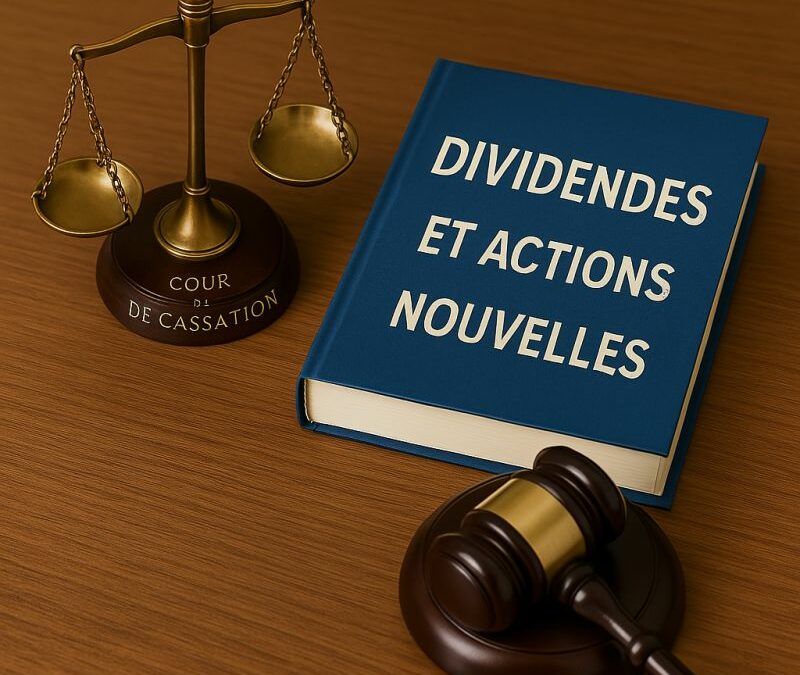 Dividendes & actions nouvelles : la Cour de cassation clarifie les règles du jeu !